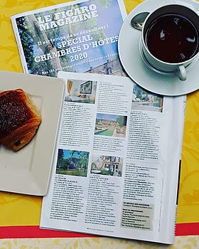 maison d'hote Nimes Sous le Neflier, petit déjeuner